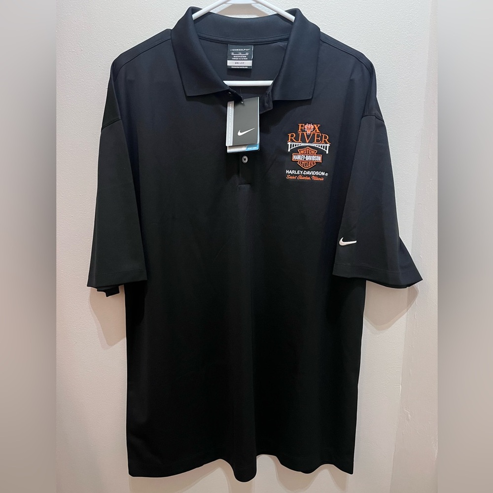 NWT NIKE Harley Davidson polo shirt